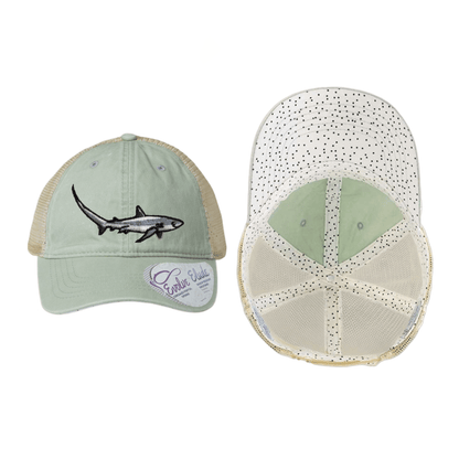 Salinity Swimwear Thresher Shark Ponytail Mesh Cap Hat