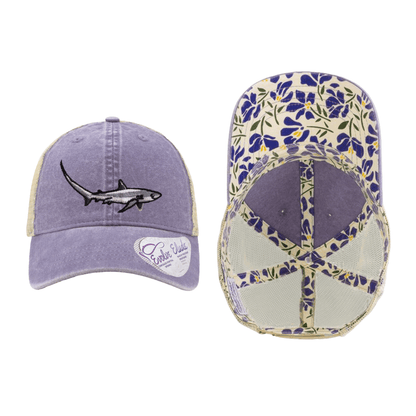 Salinity Swimwear Thresher Shark Ponytail Mesh Cap Hat