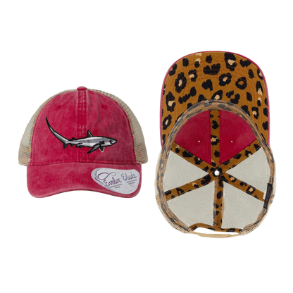 Salinity Swimwear Thresher Shark Ponytail Mesh Cap Hat