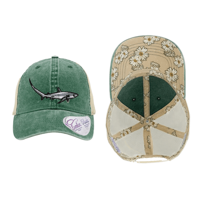 Salinity Swimwear Thresher Shark Ponytail Mesh Cap Hat