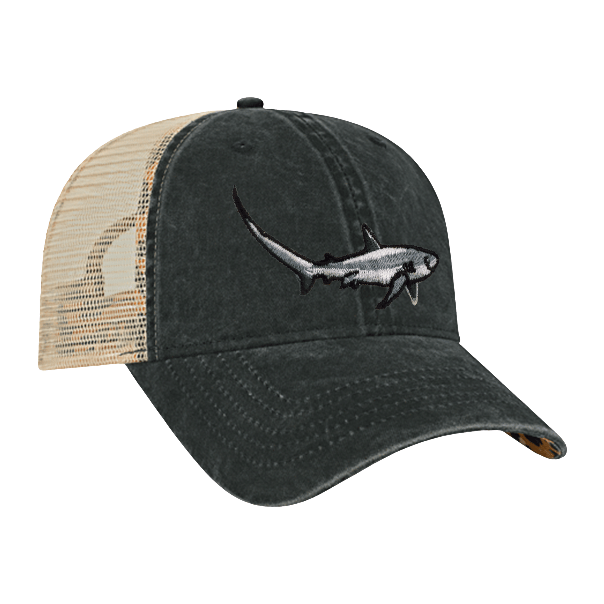 Salinity Swimwear Thresher Shark Ponytail Mesh Cap Hat