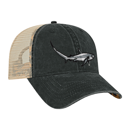 Salinity Swimwear Thresher Shark Ponytail Mesh Cap Hat