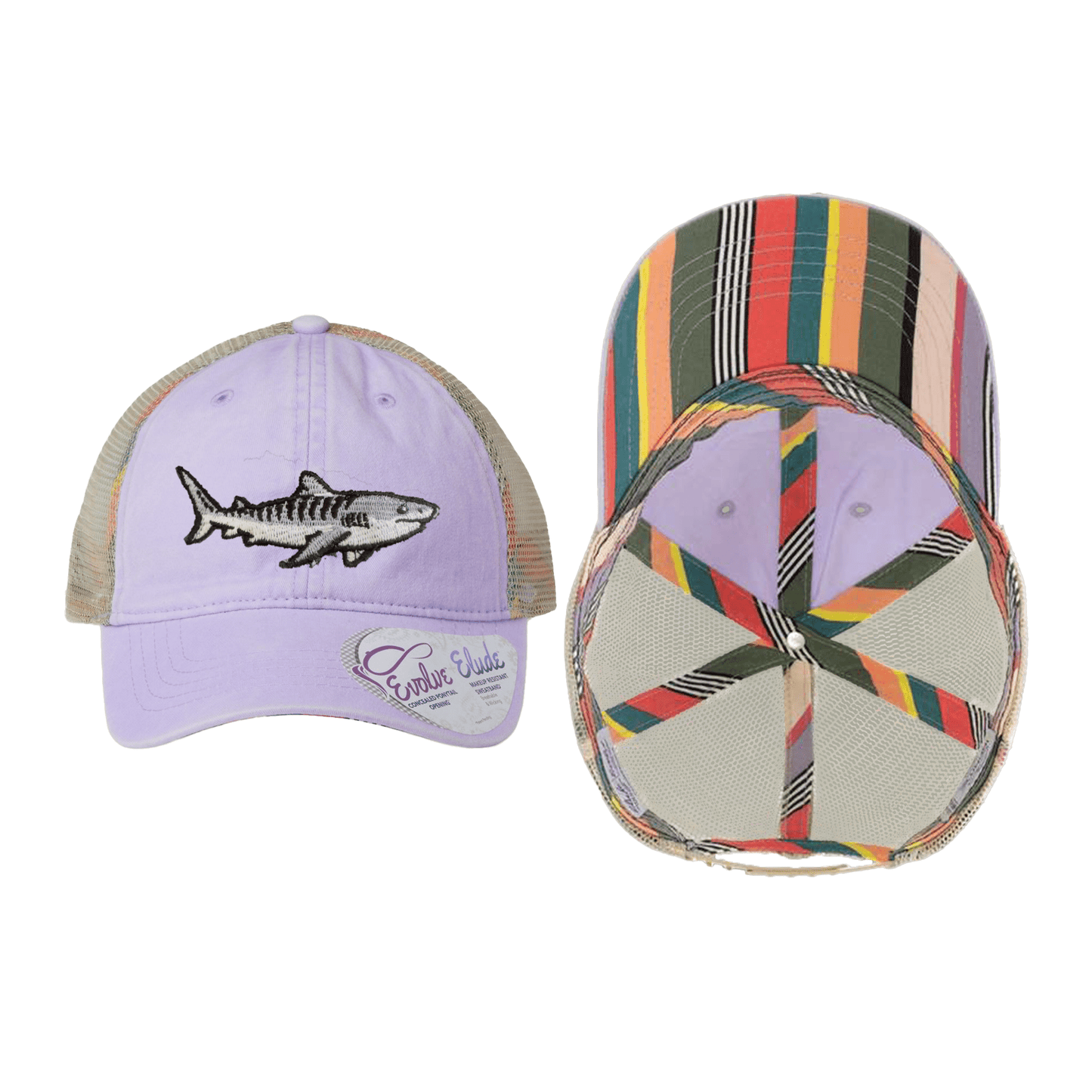 Salinity Swimwear Thresher Shark Ponytail Mesh Cap Hat