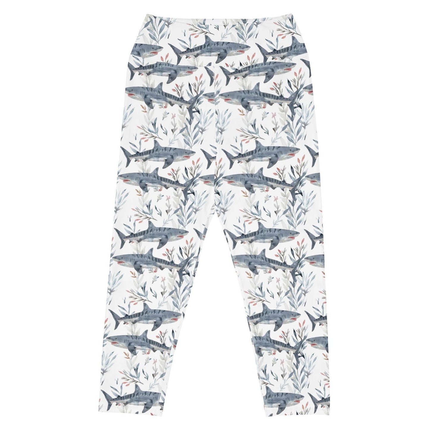 Tiger Shark Bloom Capri Swim Leggings - Salinity Swimwear
