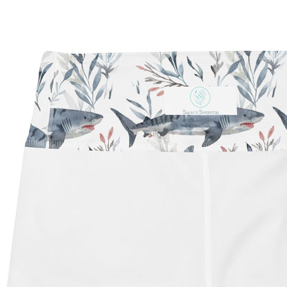 Tiger Shark Bloom Capri Swim Leggings - Salinity Swimwear