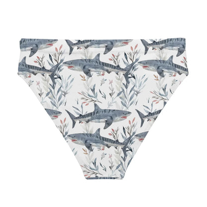 Tiger Shark Bloom Eco High-Waisted Bikini Bottom - Salinity Swimwear