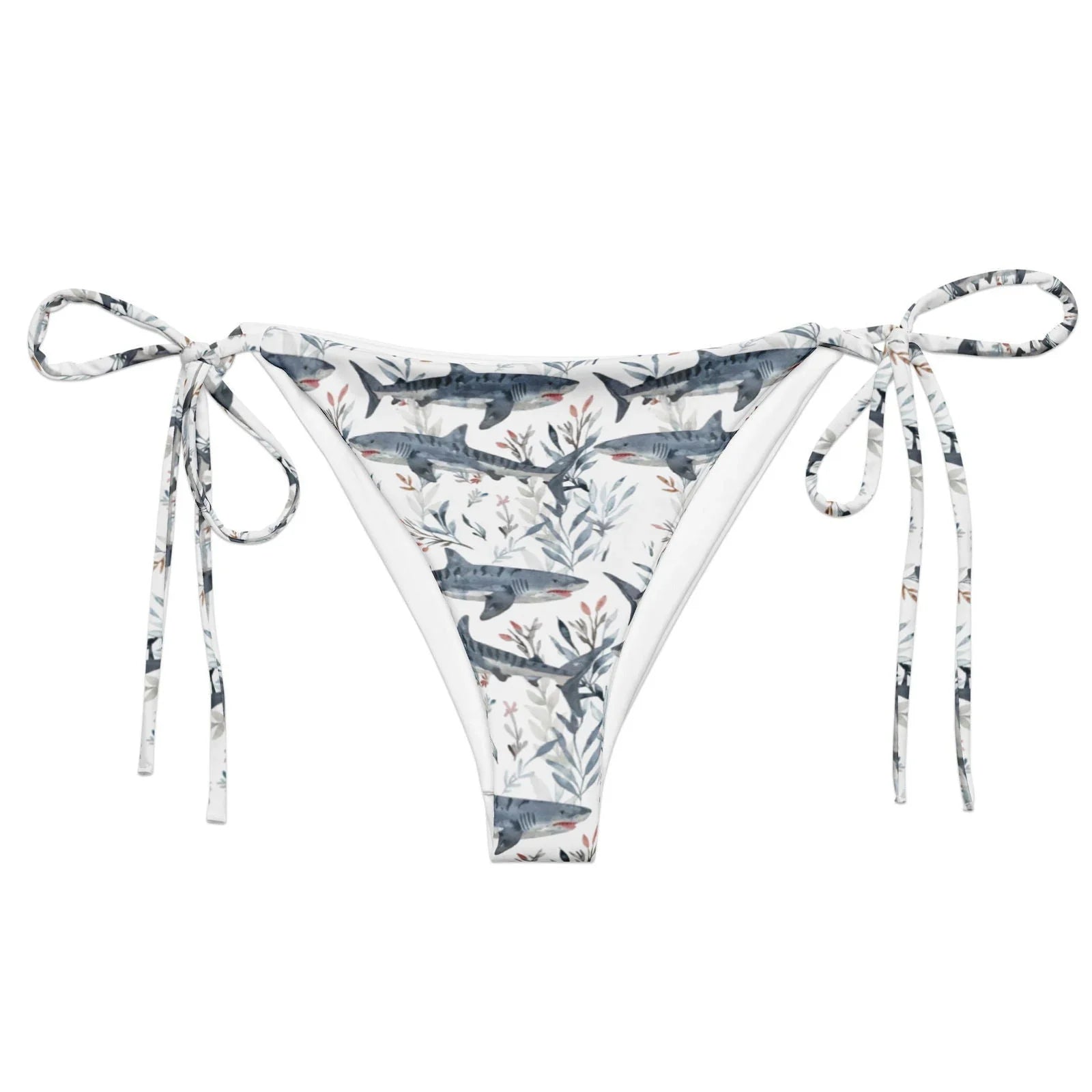 Tiger Shark Bloom Eco String Bikini Bottom - Salinity Swimwear
