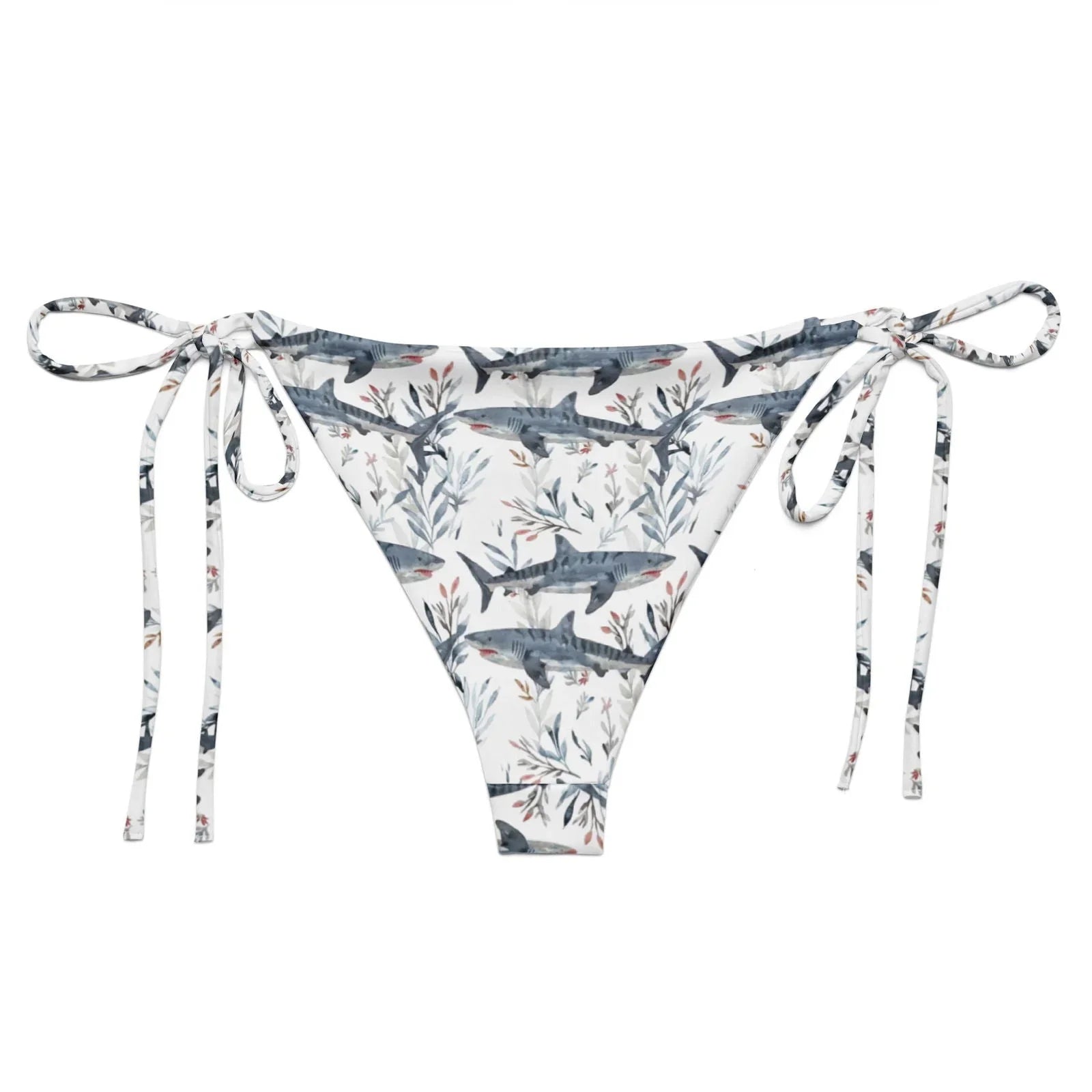 Tiger Shark Bloom Eco String Bikini Bottom - Salinity Swimwear