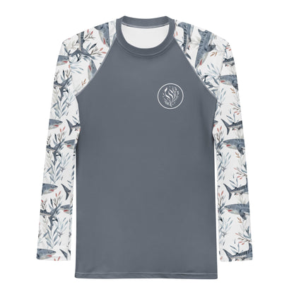 Tiger Shark Bloom Men's Rash Guard - Salinity Swimwear