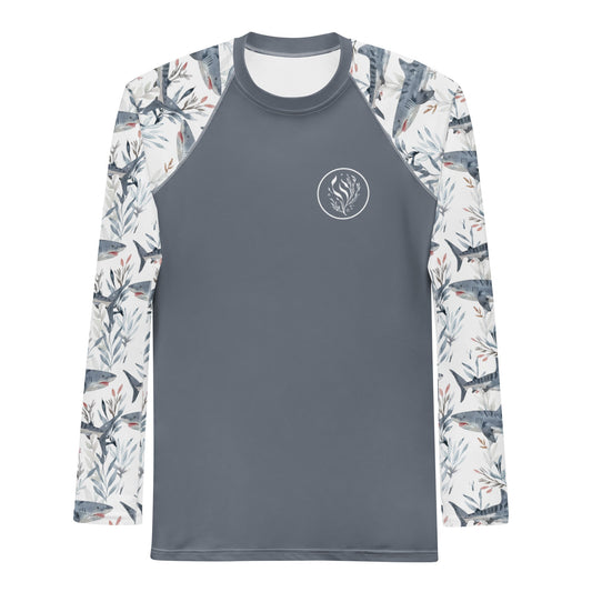 Tiger Shark Bloom Men's Rash Guard - Salinity Swimwear