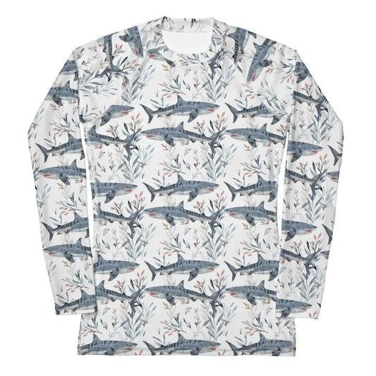Tiger Shark Bloom Women's Rash Guard - Salinity Swimwear