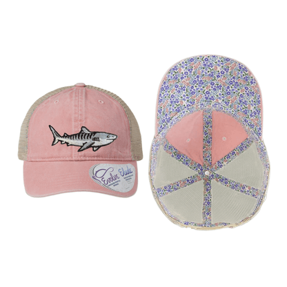 Salinity Swimwear Tiger Shark Ponytail Mesh Cap Hat
