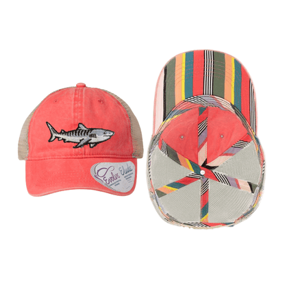 Salinity Swimwear Tiger Shark Ponytail Mesh Cap Hat