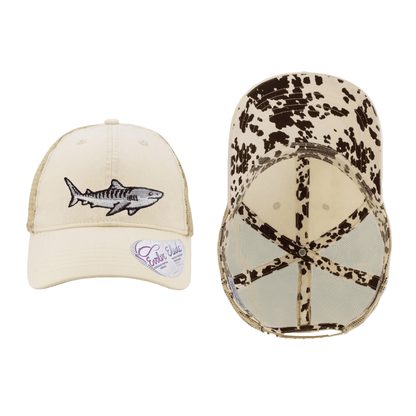 Salinity Swimwear Tiger Shark Ponytail Mesh Cap Hat