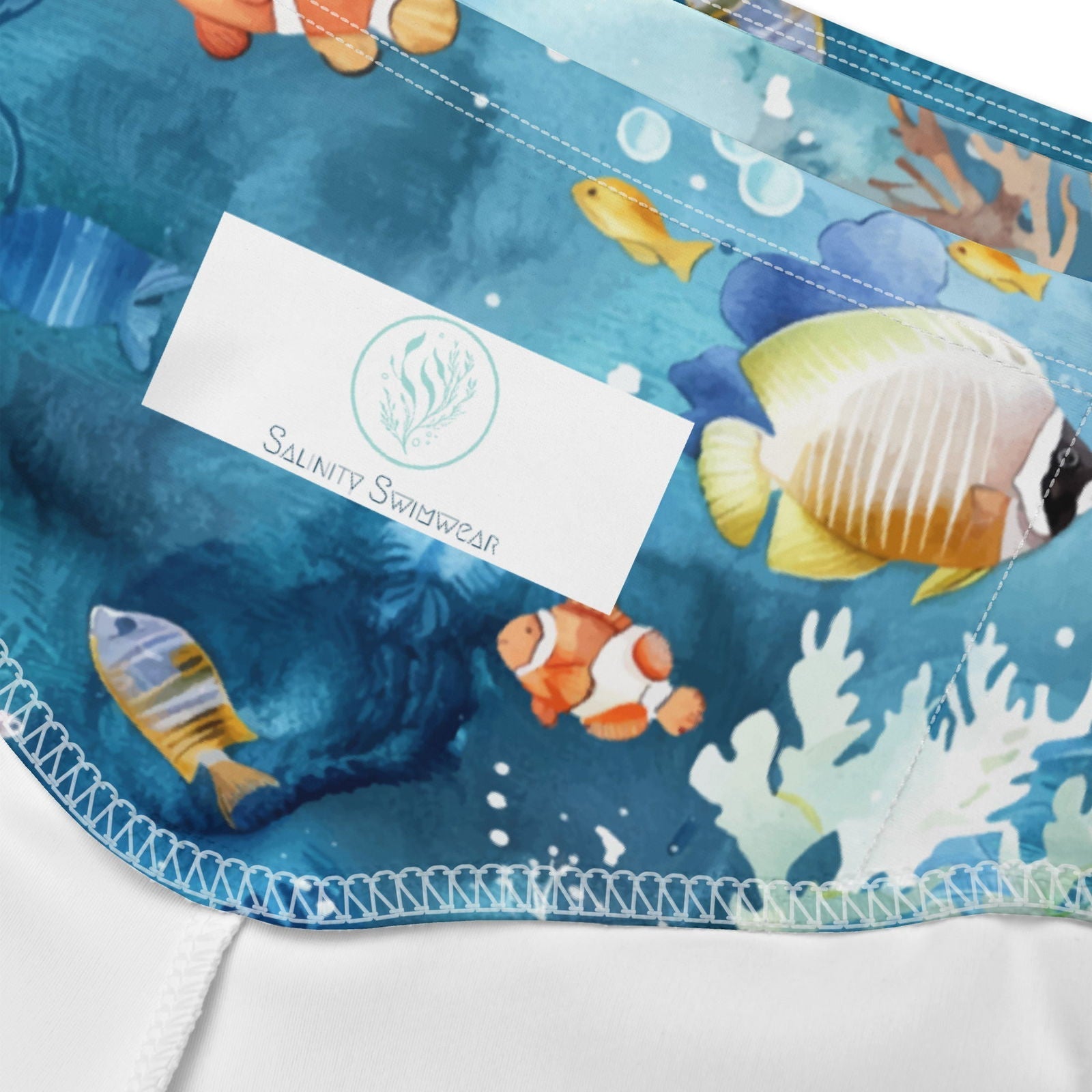 Salinity Swimwear Tropical Reef Fish 8" Inch Shorts Shorts