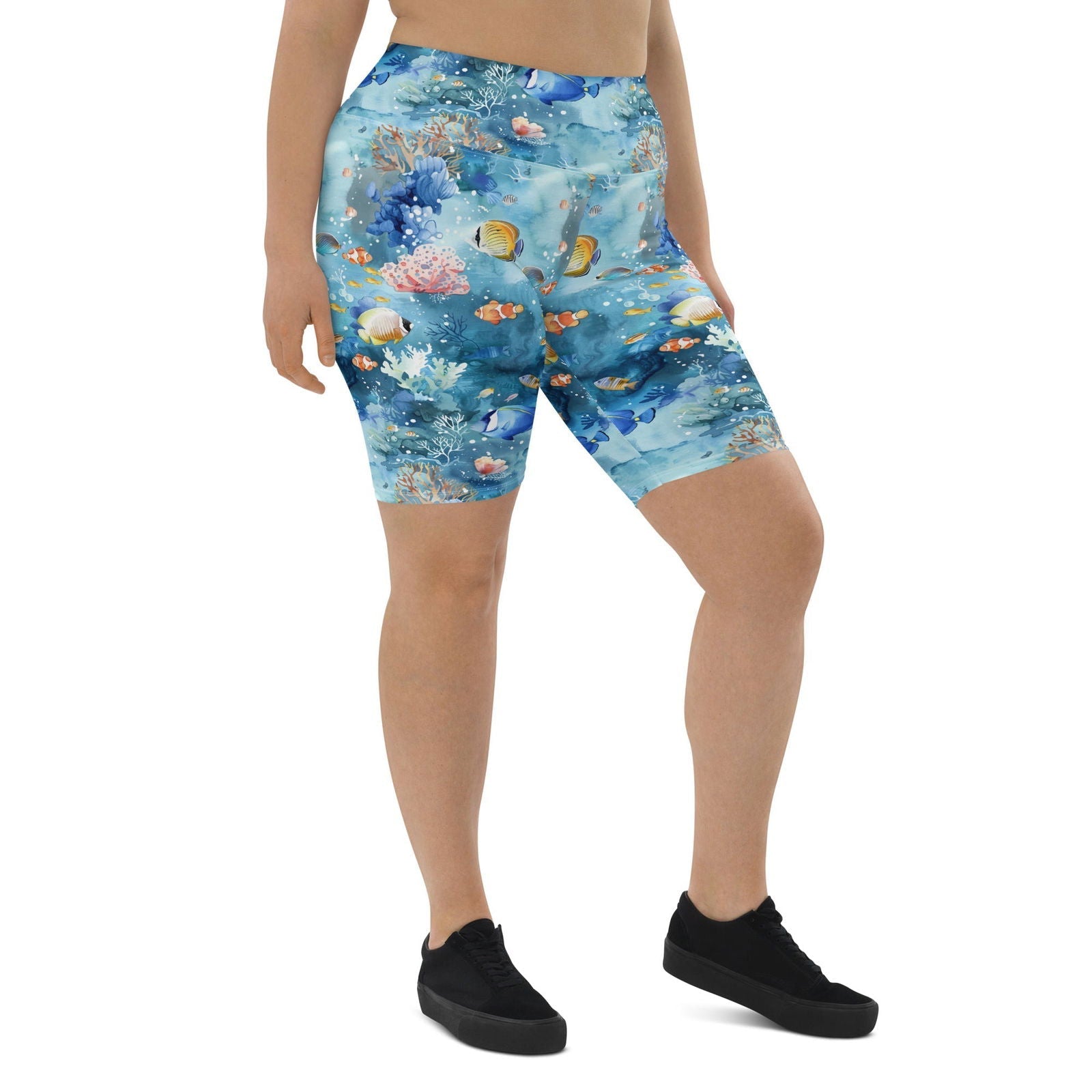 Salinity Swimwear Tropical Reef Fish 8" Inch Shorts Shorts