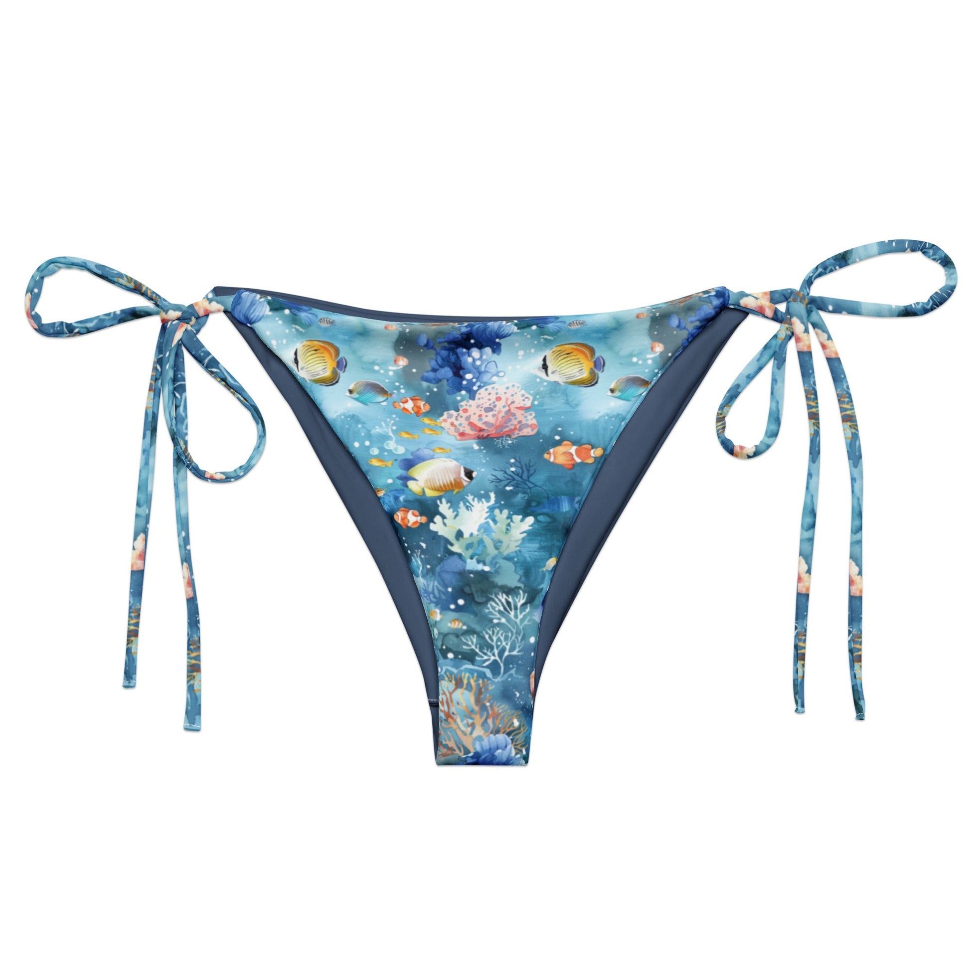 Salinity Swimwear Tropical Reef Fish Eco String Bikini Bottom Bikini Bottom