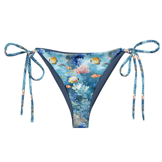 Salinity Swimwear Tropical Reef Fish Eco String Bikini Bottom Bikini Bottom