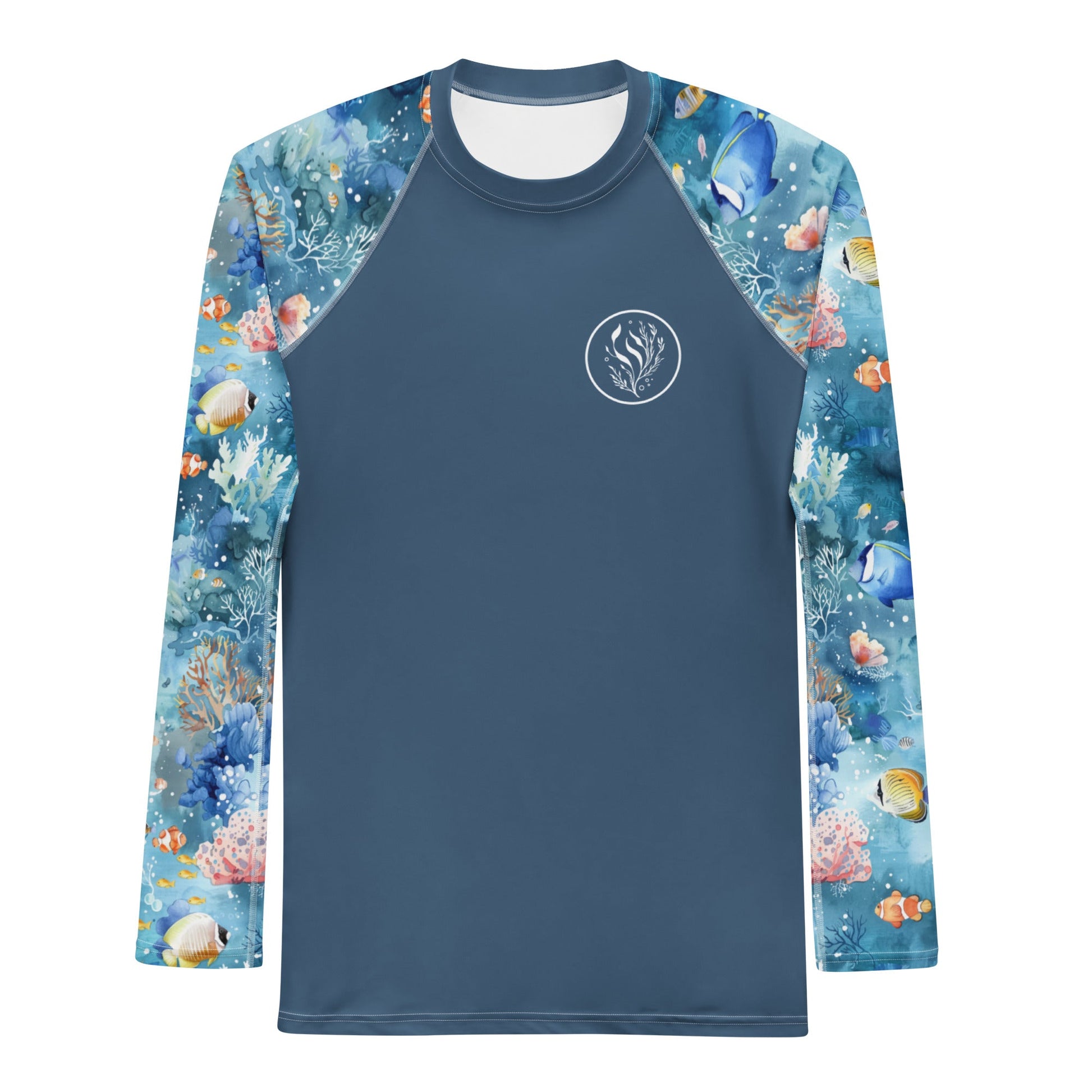 Tropical Reef Fish Men's Rash Guard - Salinity Swimwear