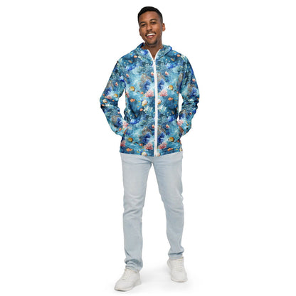 Salinity Swimwear Tropical Reef Fish Men’s windbreaker Windbreaker