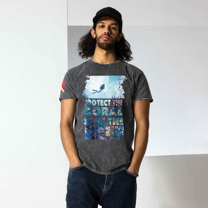 Save The Reef Faded Men's T-Shirt