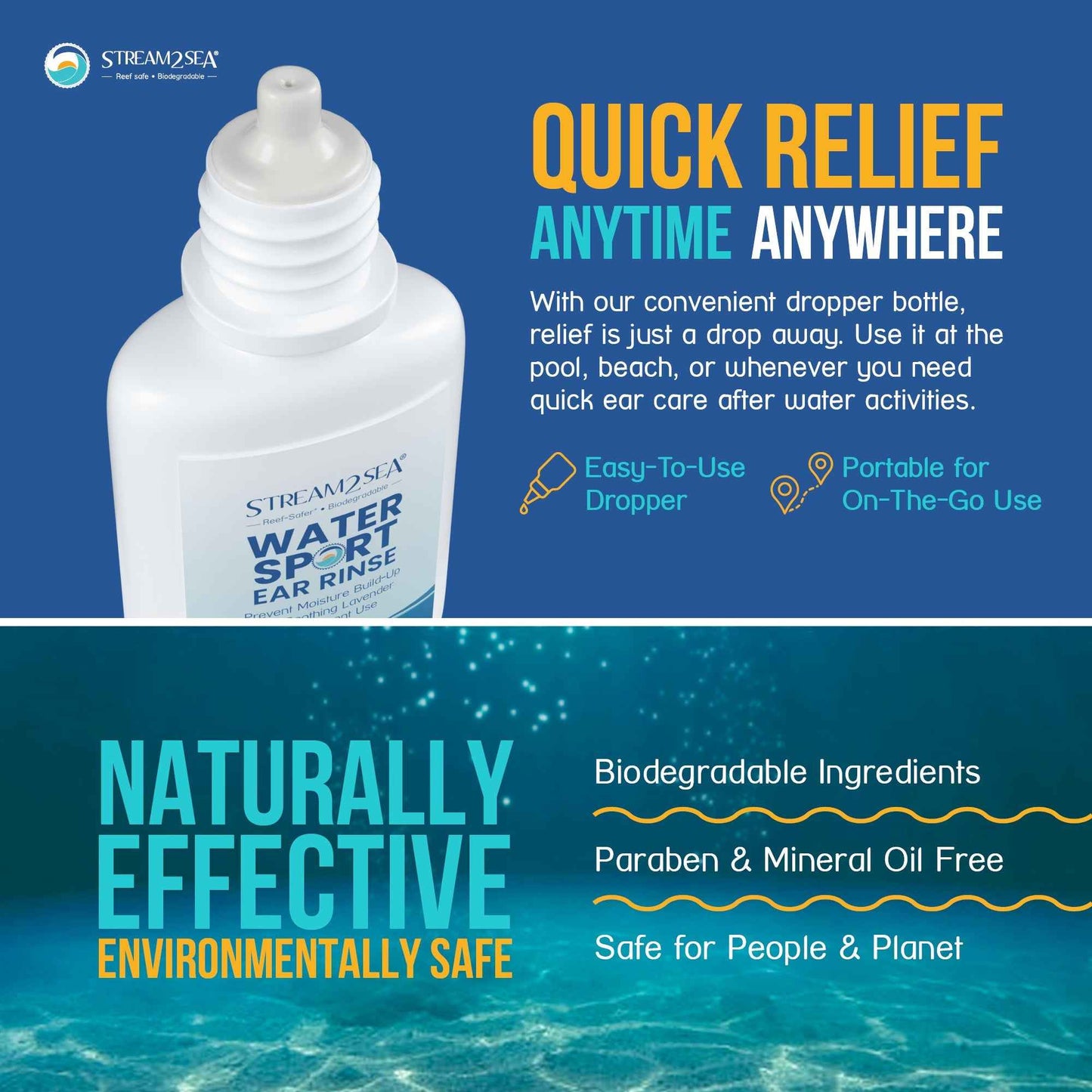 Salinity Swimwear Water Sport Ear Rinse simple