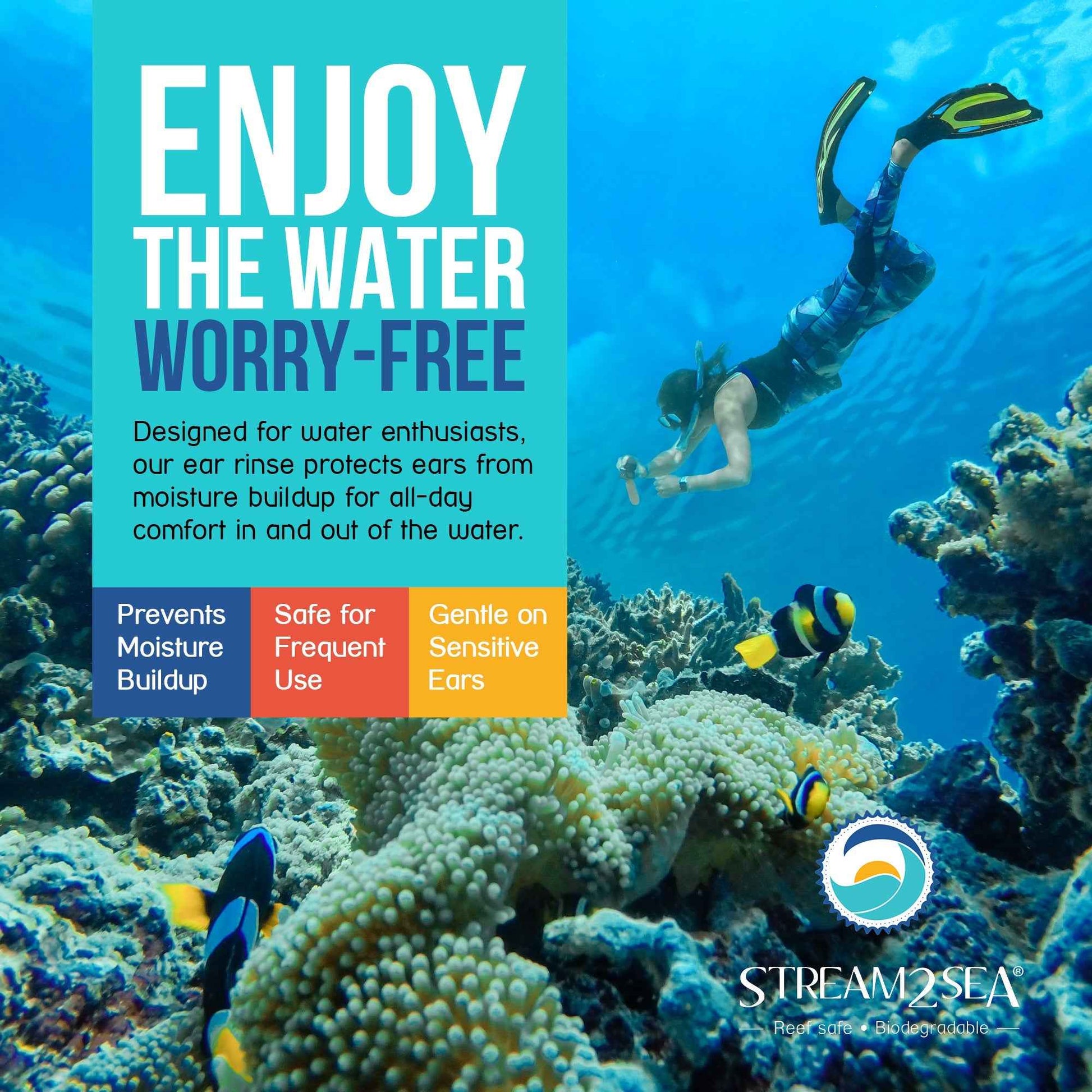 Salinity Swimwear Water Sport Ear Rinse simple