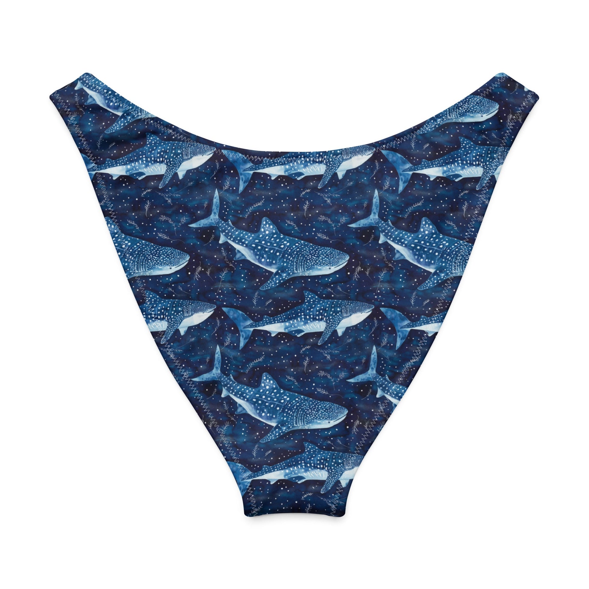 Salinity Swimwear Whale Shark Dream Eco High - Leg Cheeky Bikini Bottom Bikini Bottom