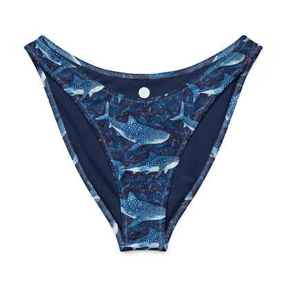 Salinity Swimwear Whale Shark Dream Eco High - Leg Cheeky Bikini Bottom Bikini Bottom