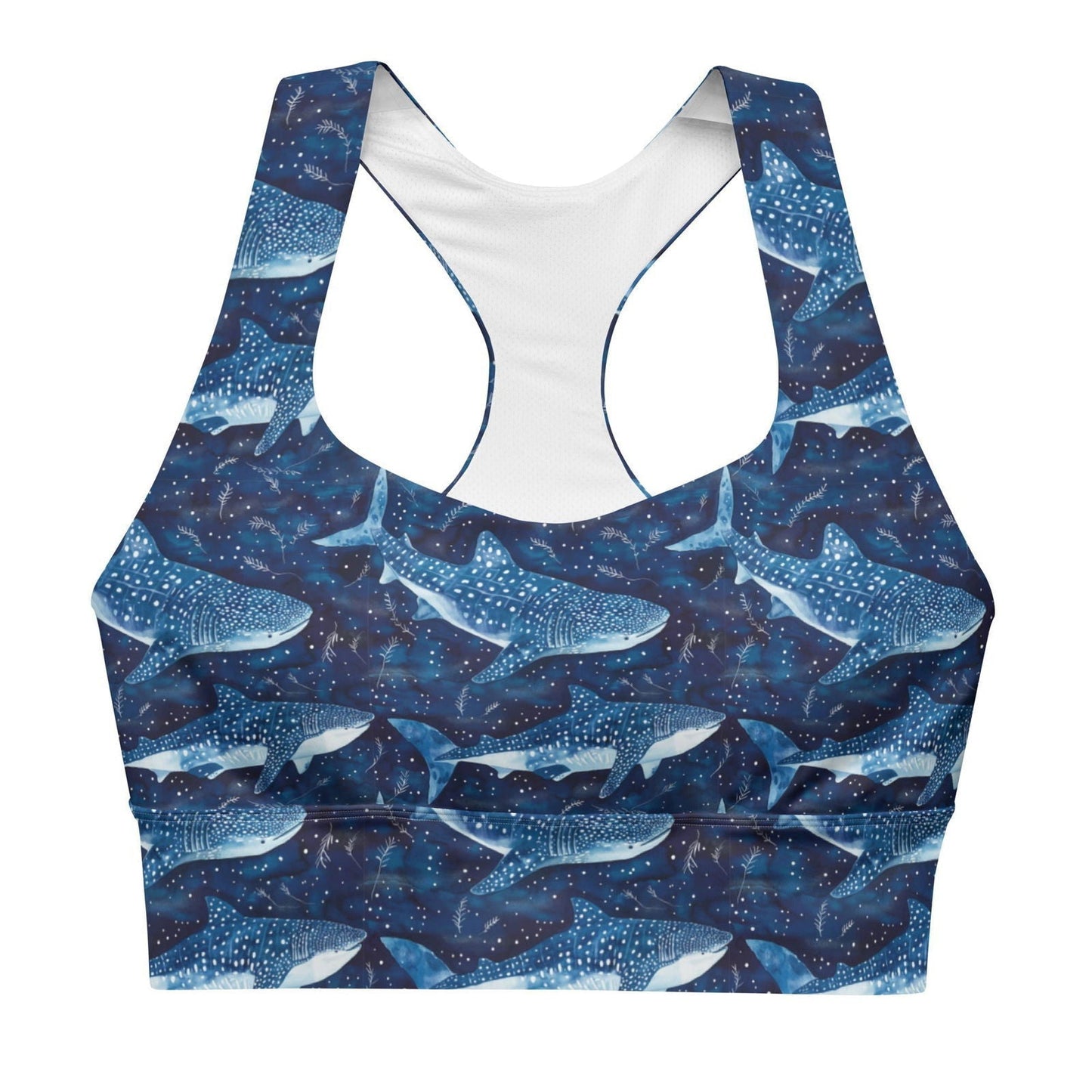 Salinity Swimwear Whale Shark Dream Eco Sports Bra Top Sports Top