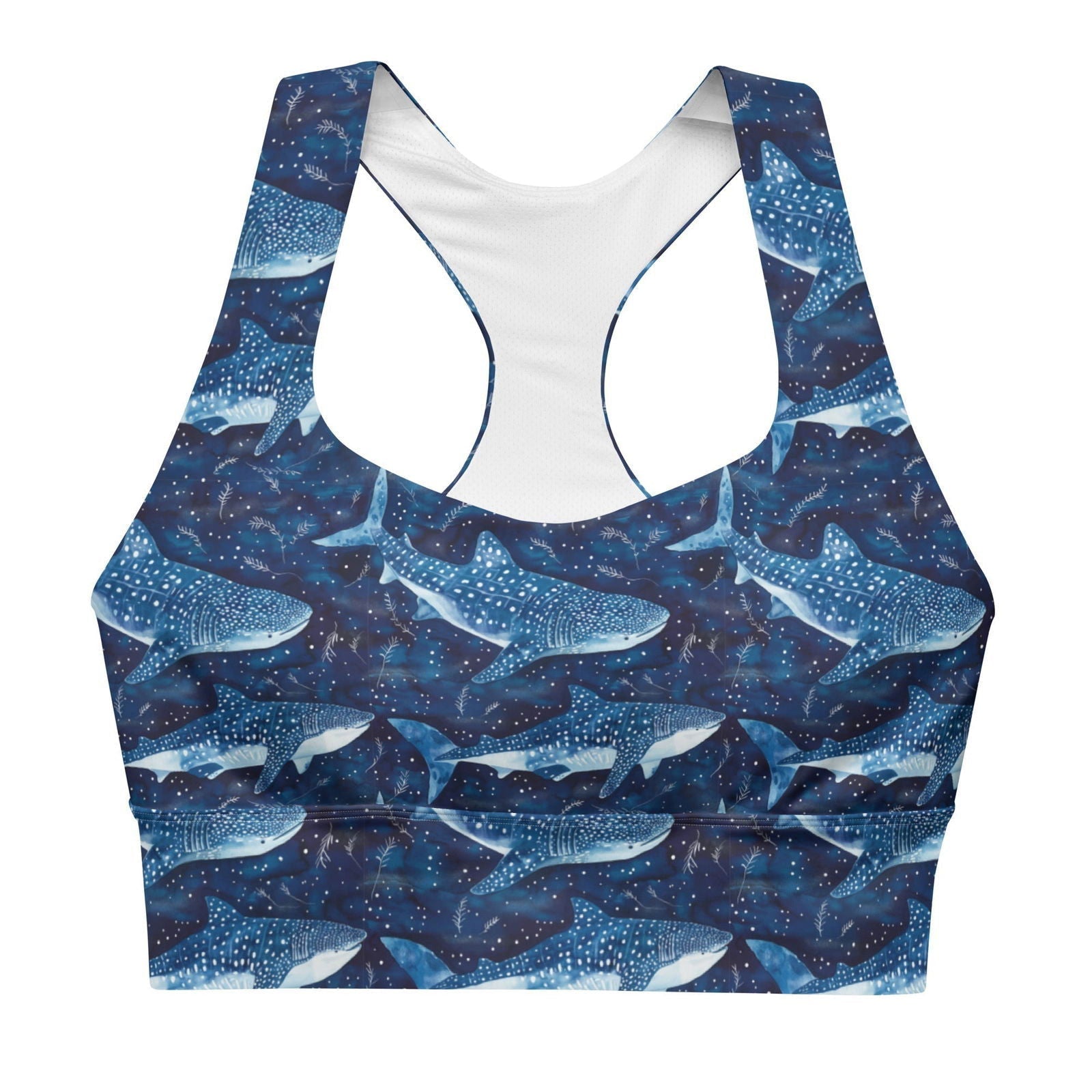 Salinity Swimwear Whale Shark Dream Eco Sports Bra Top Sports Top