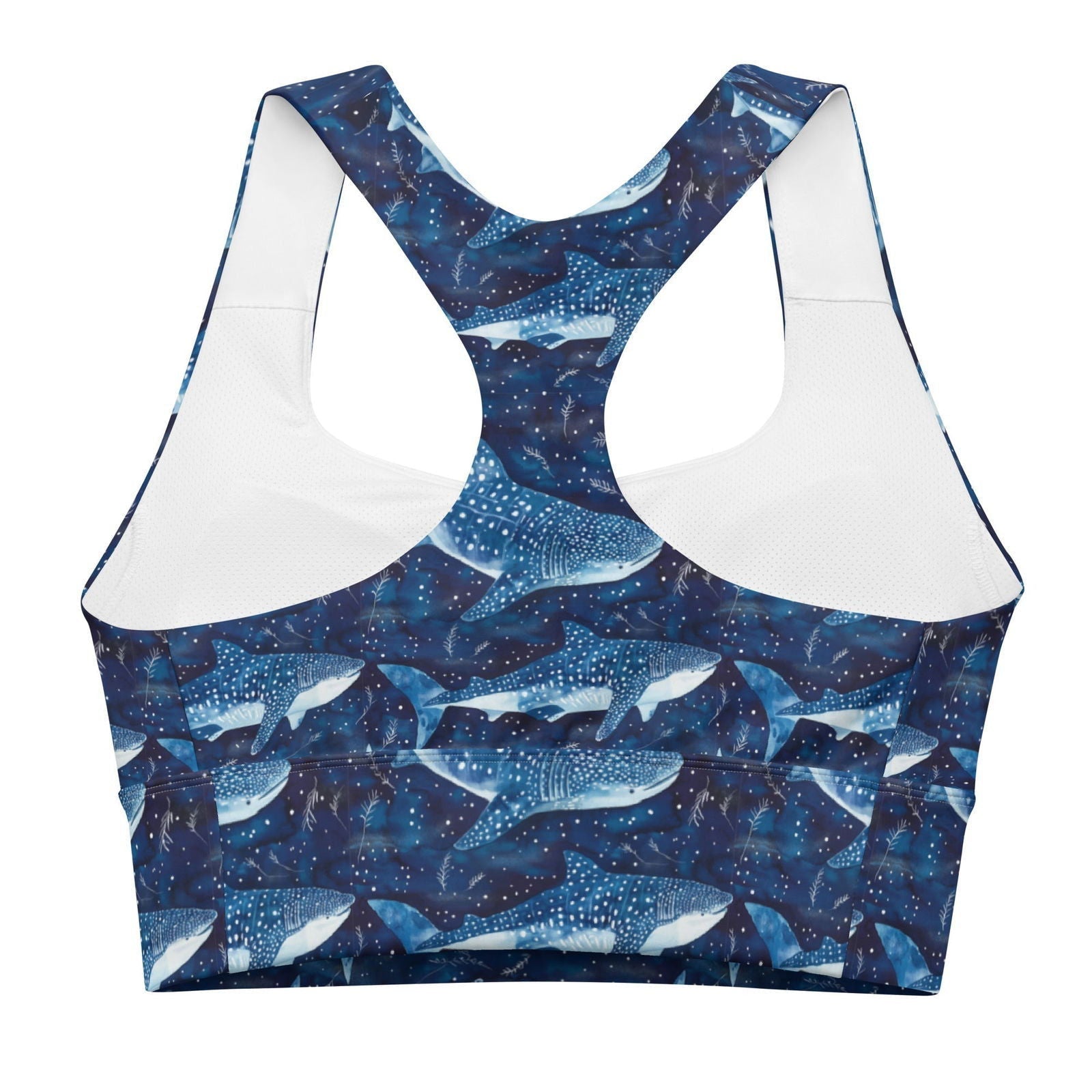 Salinity Swimwear Whale Shark Dream Eco Sports Bra Top Sports Top
