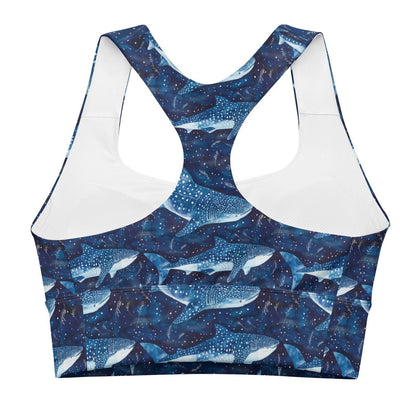 Salinity Swimwear Whale Shark Dream Eco Sports Bra Top Sports Top