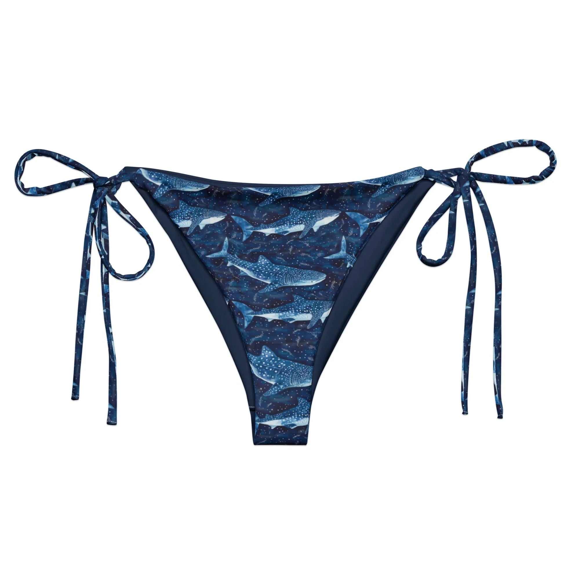 Whale Shark Dream Eco String Bikini Bottom - Salinity Swimwear