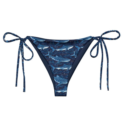 Whale Shark Dream Eco String Bikini Bottom - Salinity Swimwear