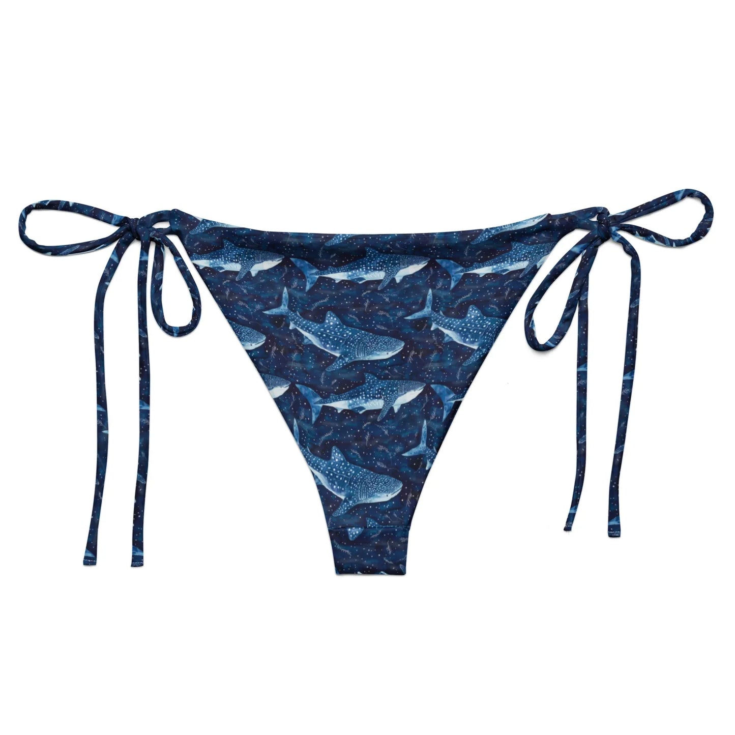 Whale Shark Dream Eco String Bikini Bottom - Salinity Swimwear