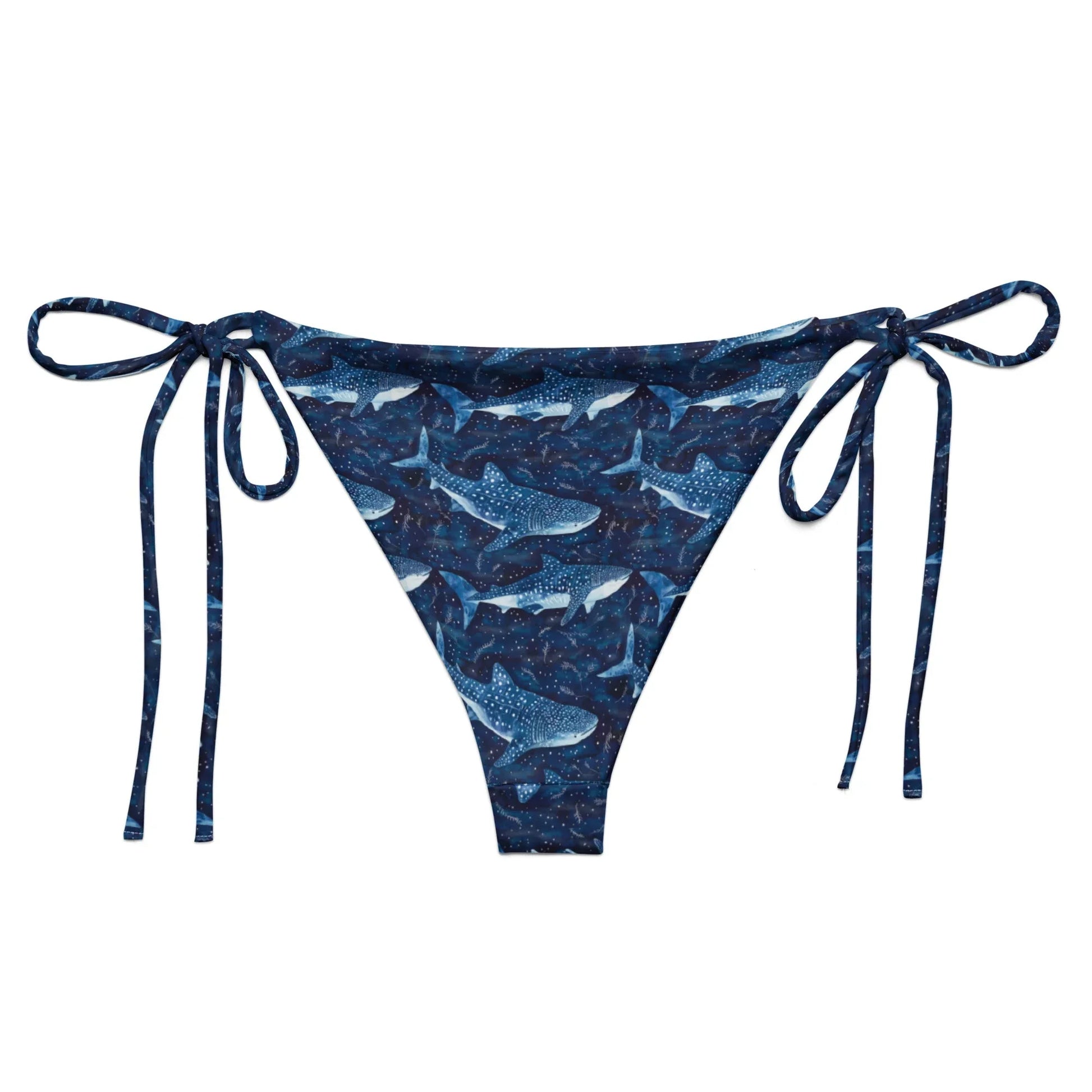 Whale Shark Dream Eco String Bikini Bottom - Salinity Swimwear