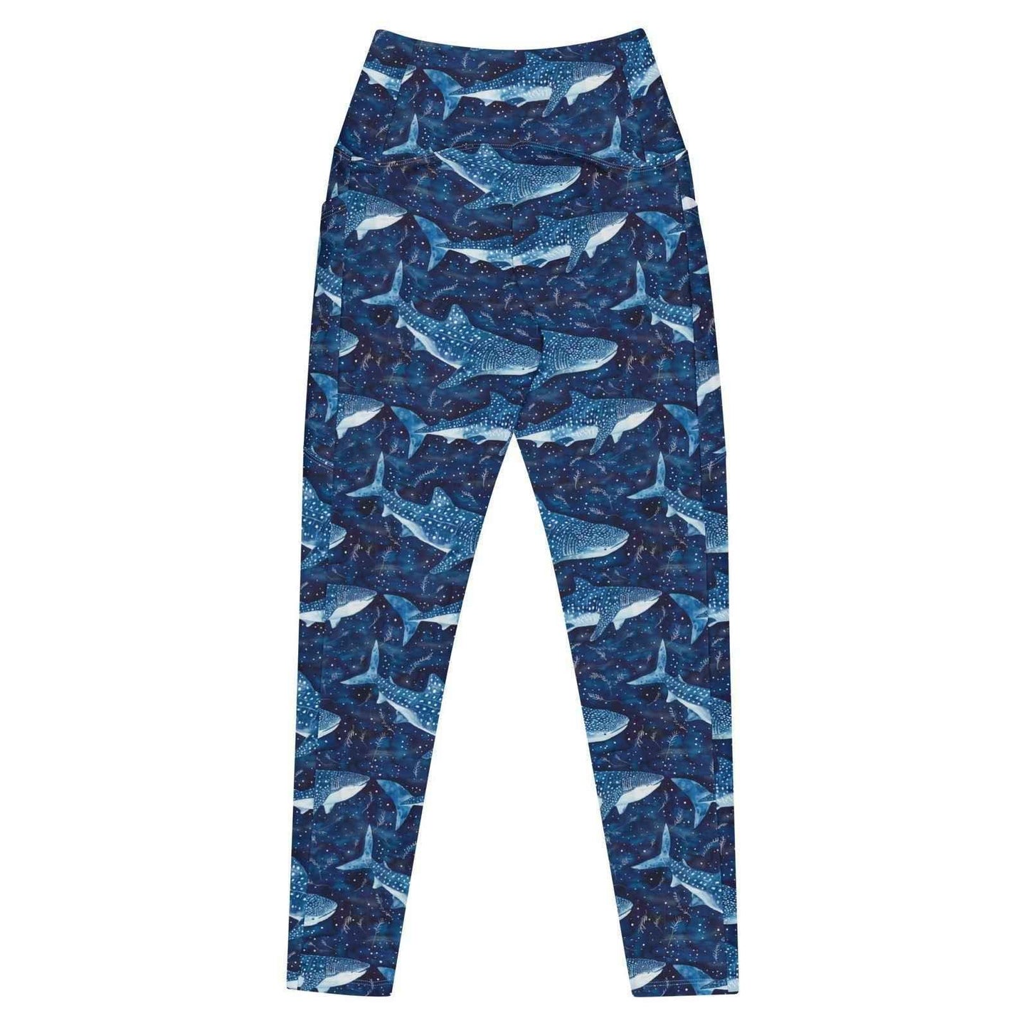 Whale Shark Dream Eco Swim Leggings With Pockets - Salinity Swimwear