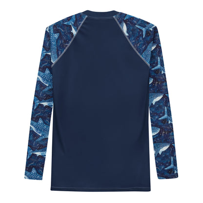 Whale Shark Dream Men's Rash Guard - Salinity Swimwear