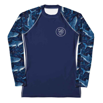 Salinity Swimwear Whale Shark Dream Women's Rash Guard Solid Rash Guard