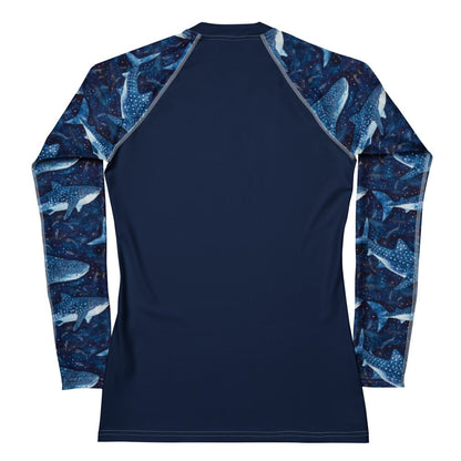 Salinity Swimwear Whale Shark Dream Women's Rash Guard Solid Rash Guard
