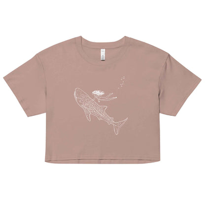 Salinity Swimwear Whale Shark Moment Women’s Crop Top T-Shirt