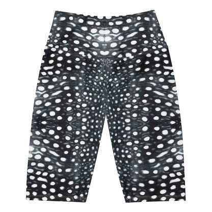 Salinity Swimwear Whale Shark Mosaic B&W 8" Inch Dive Shorts Shorts