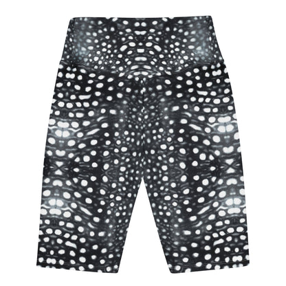 Salinity Swimwear Whale Shark Mosaic B&W 8" Inch Dive Shorts Shorts