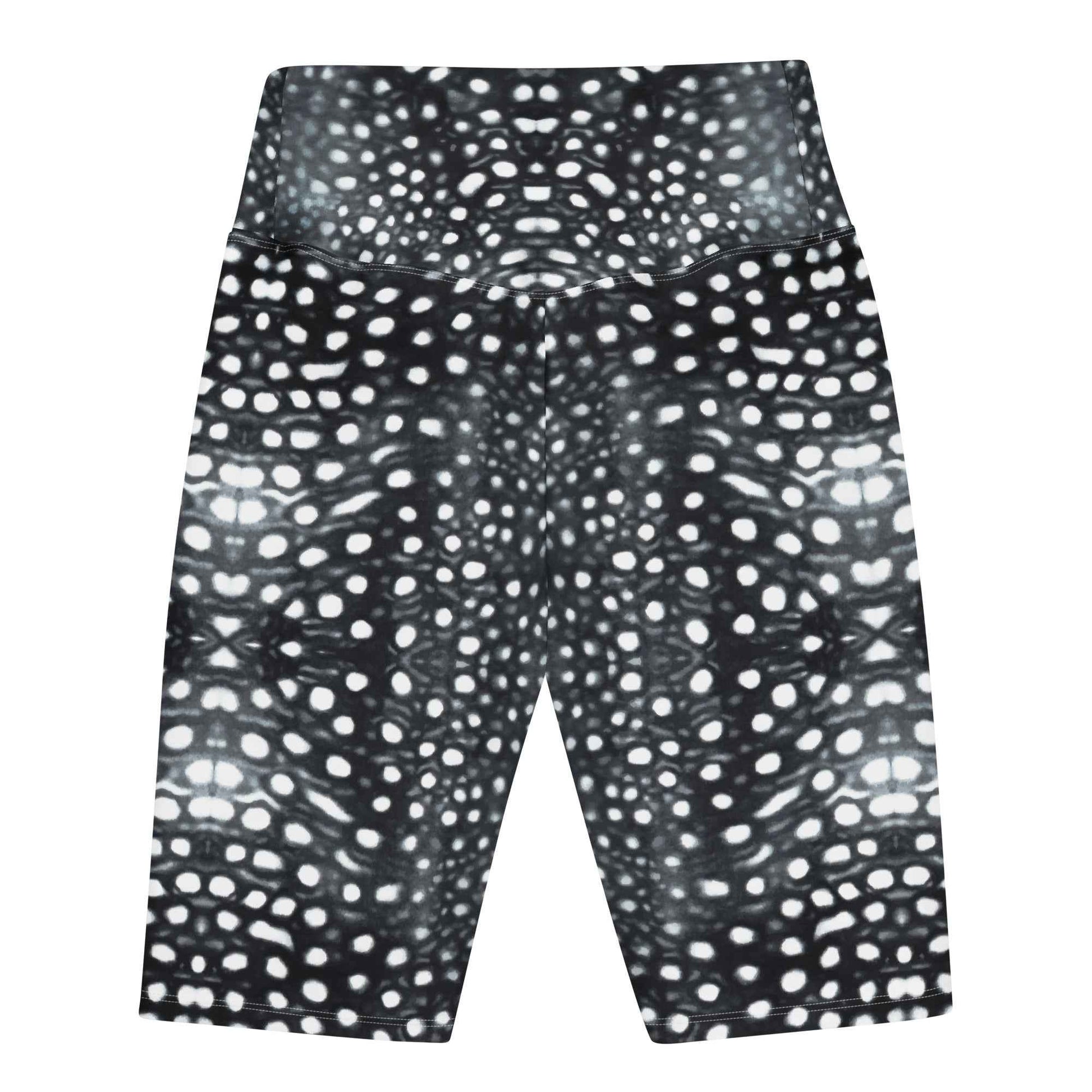 Salinity Swimwear Whale Shark Mosaic B&W 8" Inch Dive Shorts Shorts