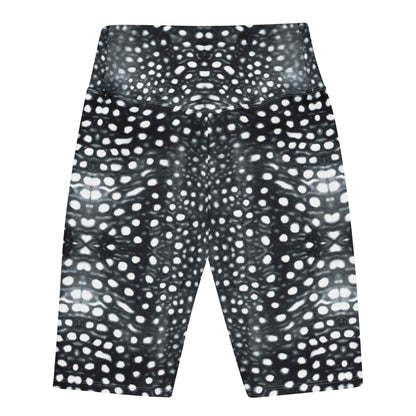 Salinity Swimwear Whale Shark Mosaic B&W 8" Inch Dive Shorts Shorts