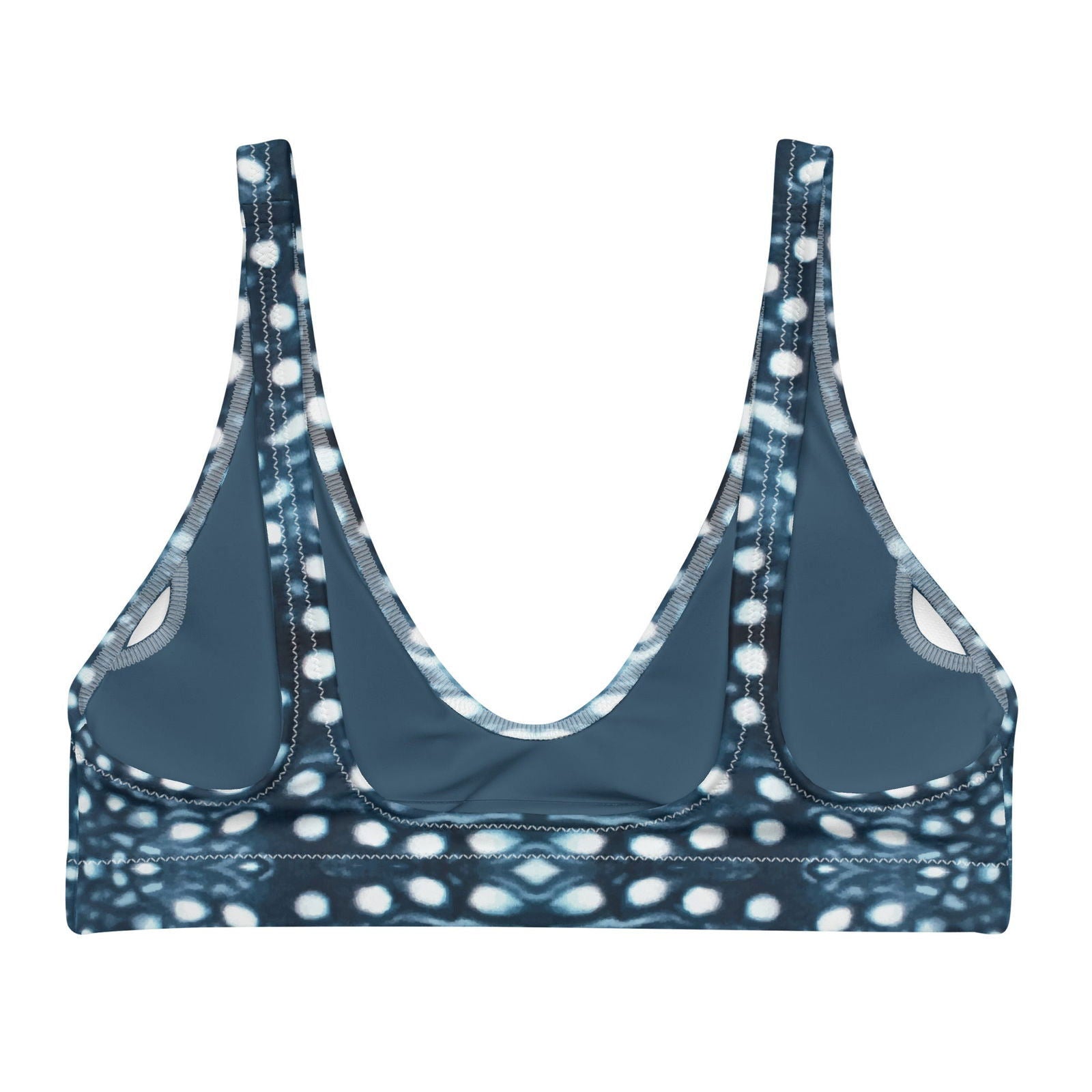 Whale Shark Mosaic Eco Bikini Top - Salinity Swimwear