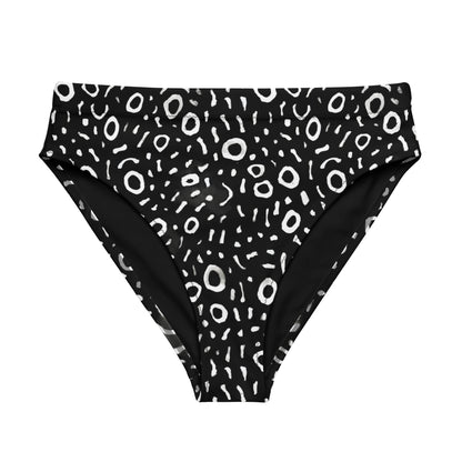 Salinity Swimwear Whale Shark Mosaic Eco High - Waisted Bikini Bottom Bikini Bottom