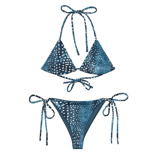Salinity Swimwear Whale Shark Mosaic Eco String Bikini Set Bikini Set
