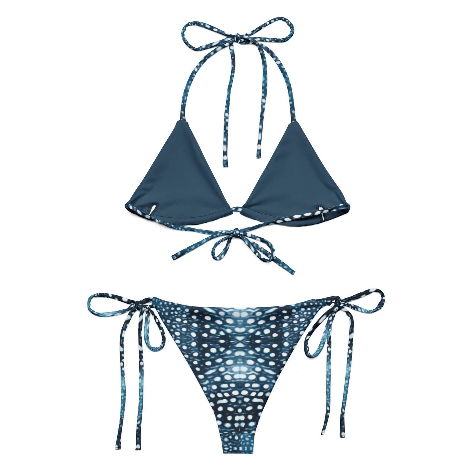 Salinity Swimwear Whale Shark Mosaic Eco String Bikini Set Bikini Set